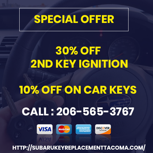 Subaru Key Replacement Tacoma coupon
